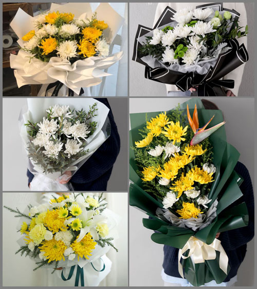 江苏南通通州区二甲镇坨墩村白事花束代送
